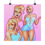 Glam Frost - Bold Matte Poster