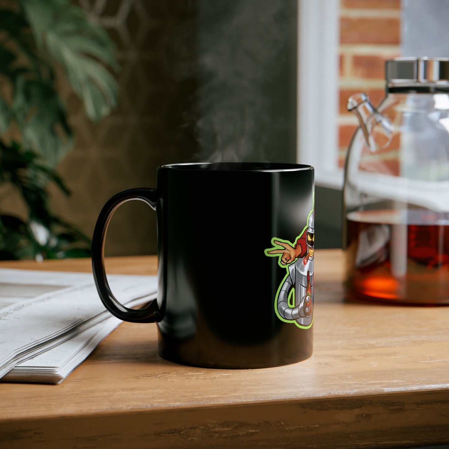 11oz Black Mug