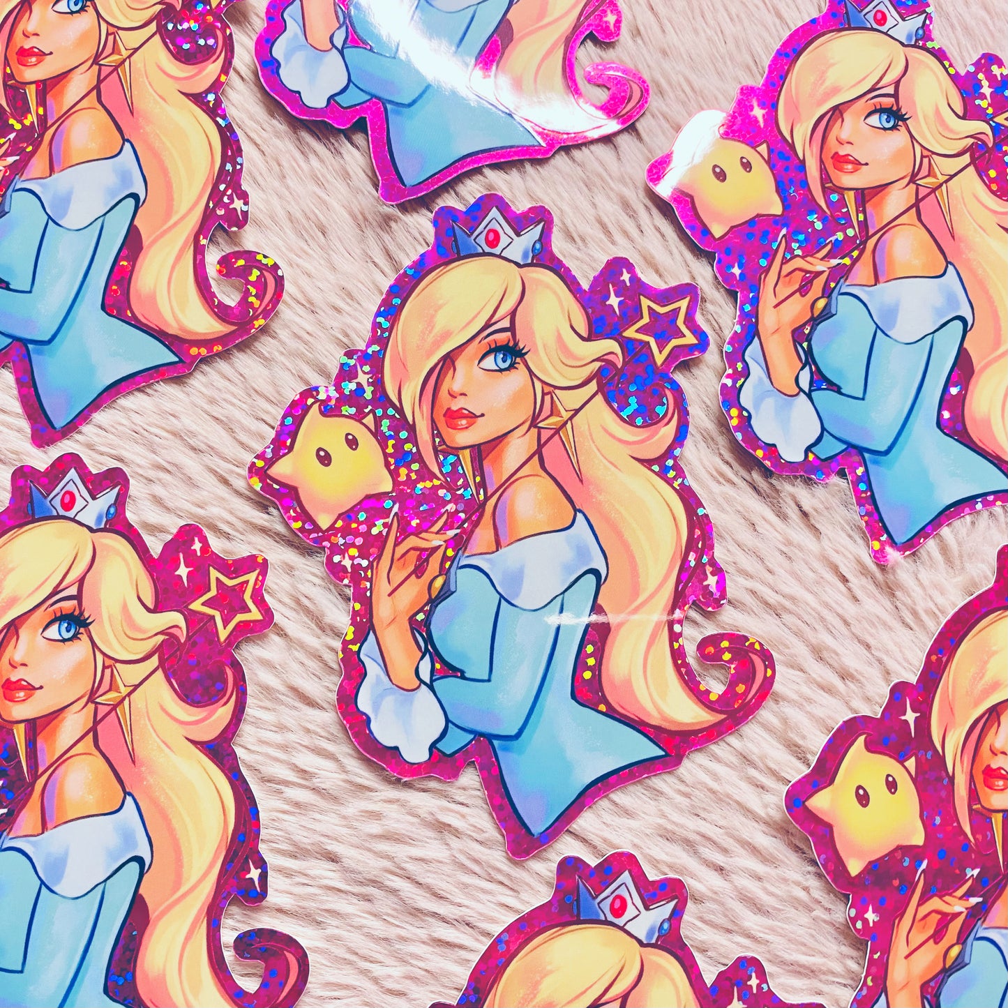 Rosalina Glitter Sticker