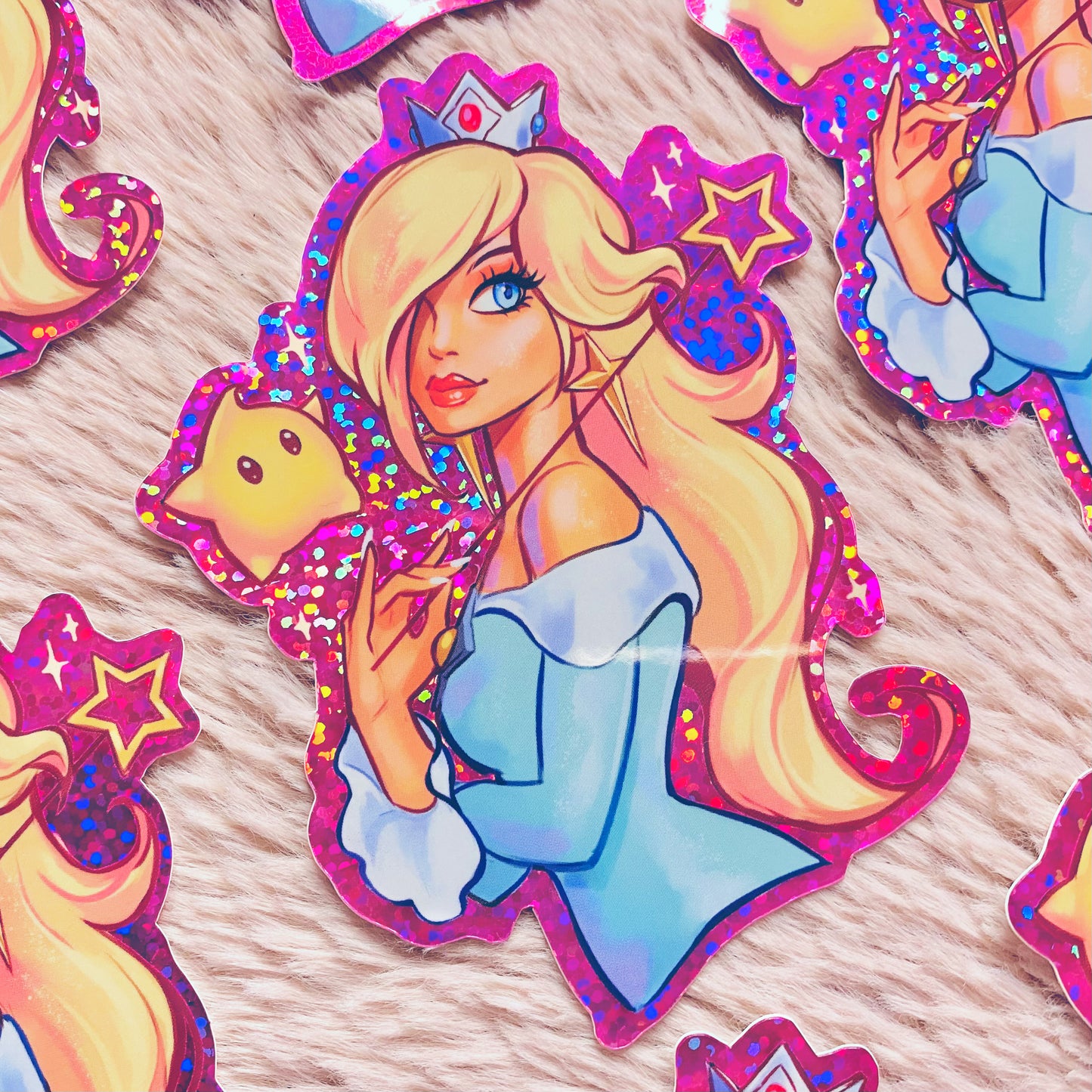 Rosalina Glitter Sticker