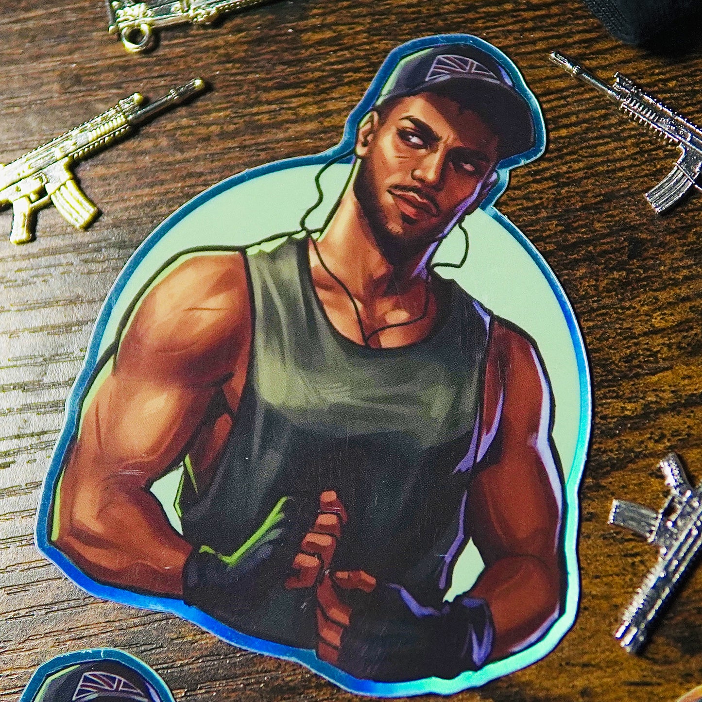 Gaz Holographic Sticker