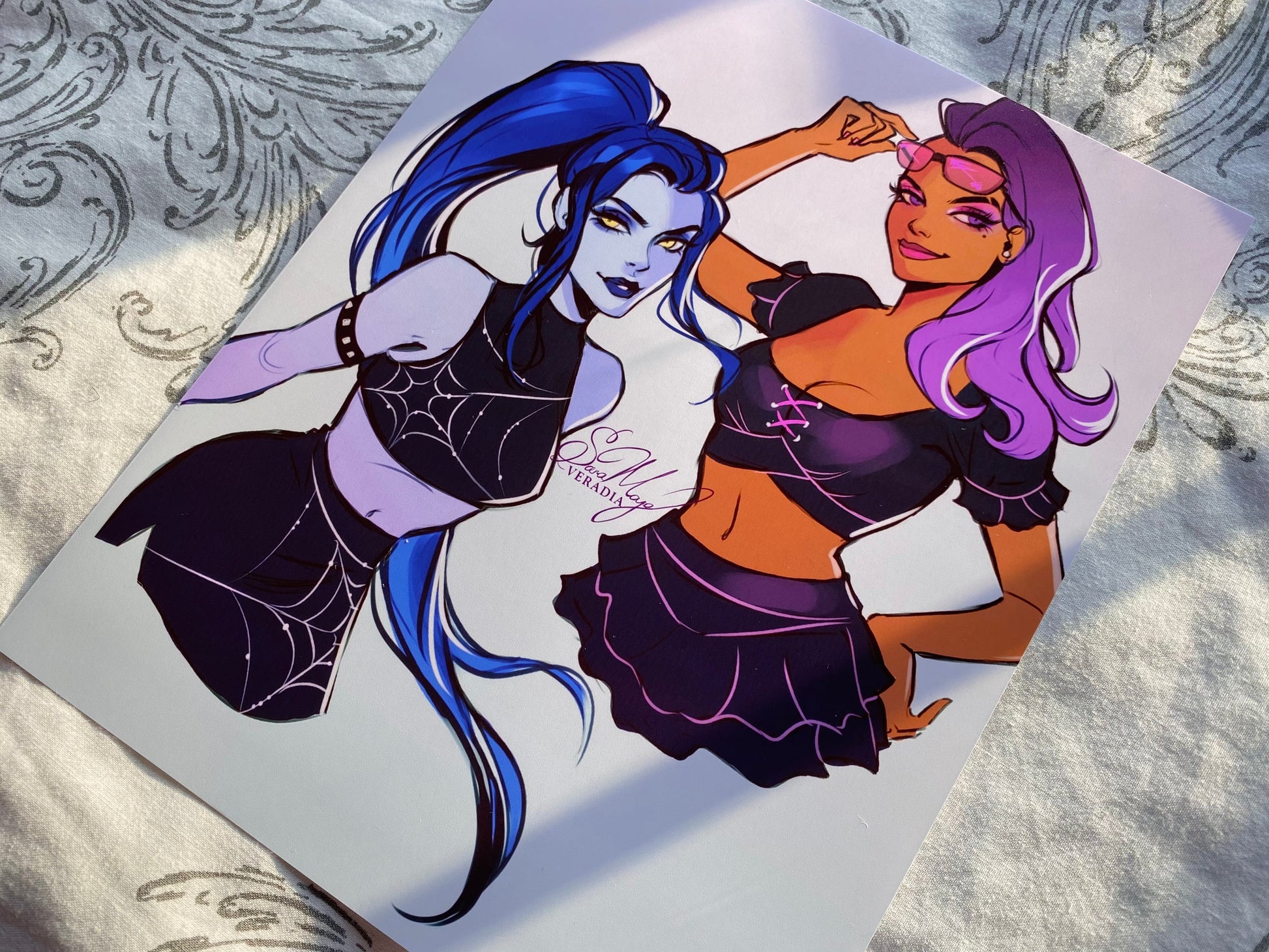 Talon girls art print