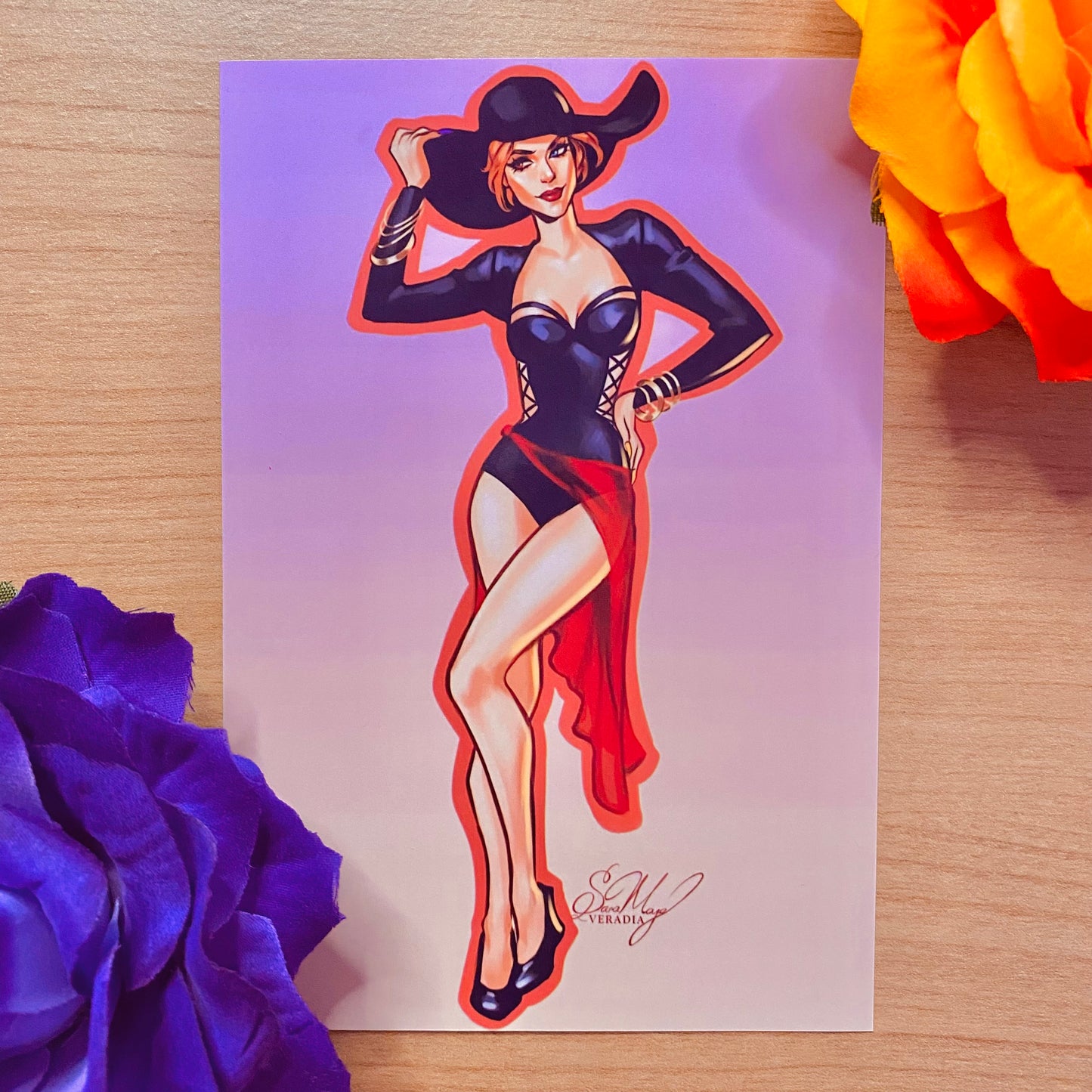 Moira Beach Pinup Print