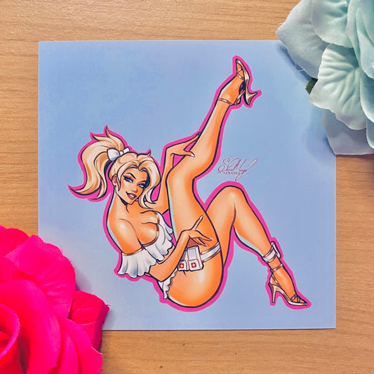 Mercy Beach Pinup Print