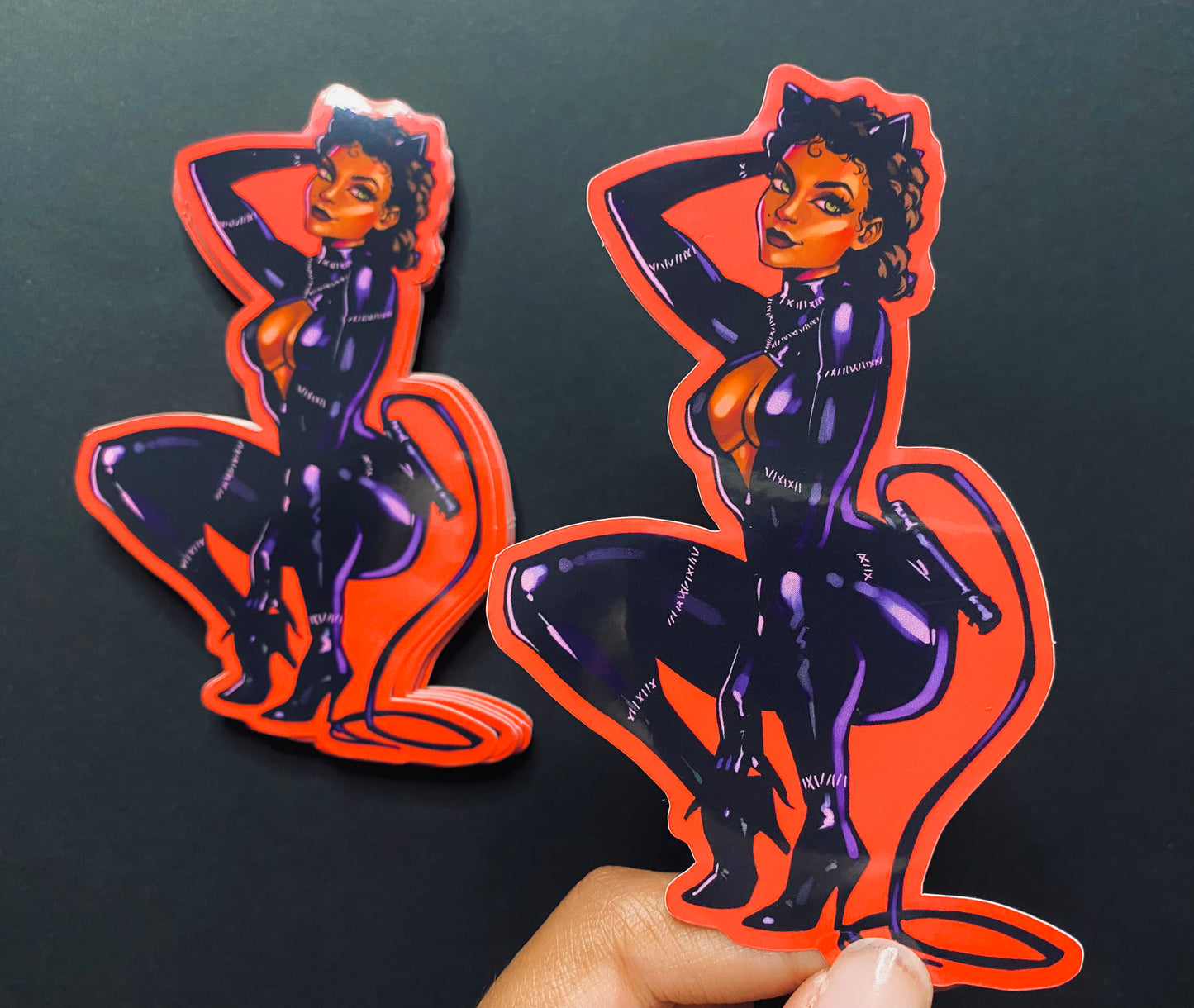 Halloween Western Ladies Stickers - Pinup