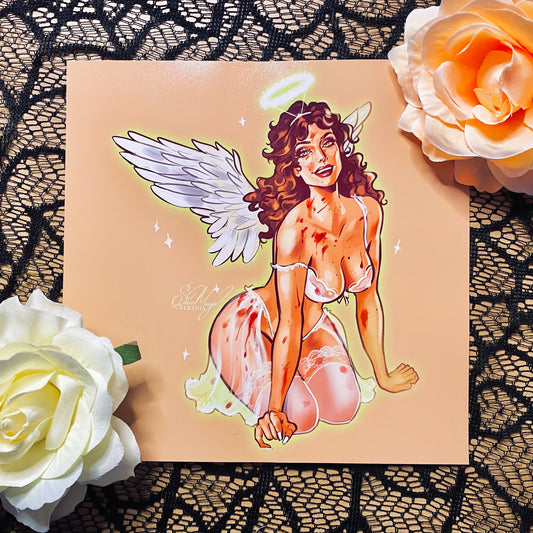 Mary-Beth - Halloween Angel Pinup