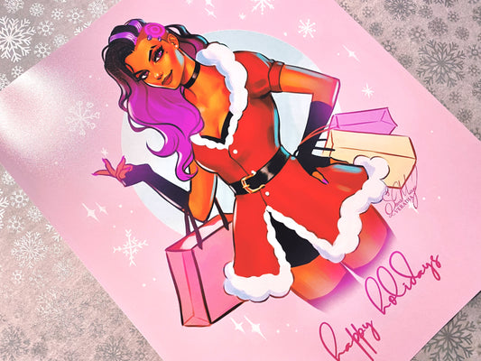 Christmas Sombra Art Print