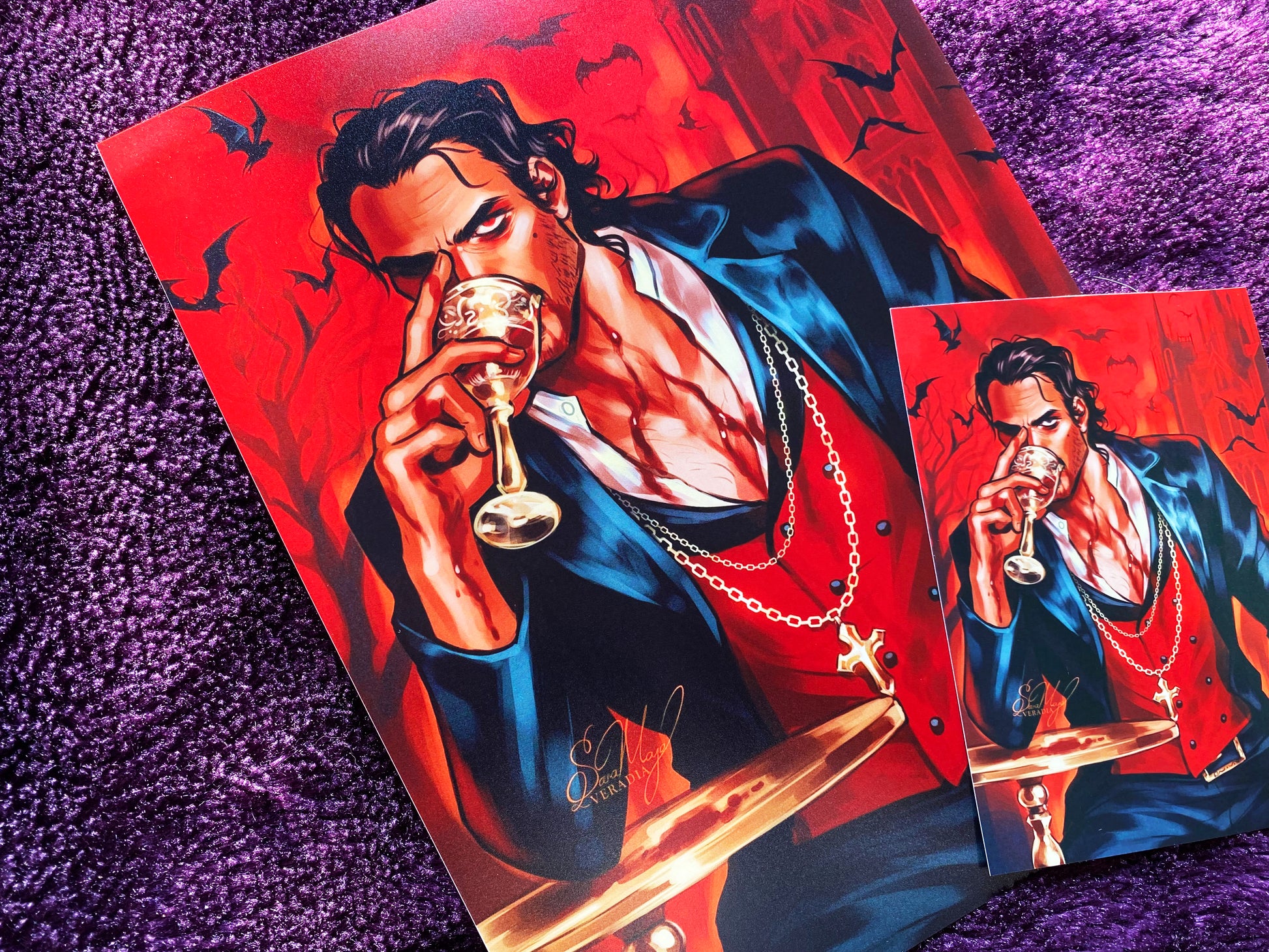 Blood thirsty Dutch Vampire print