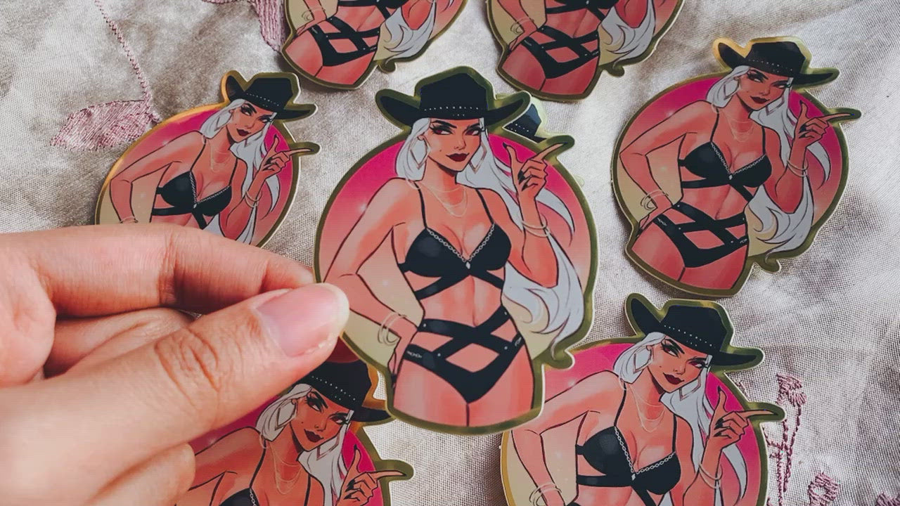 Video of Ashe's summer sticker design