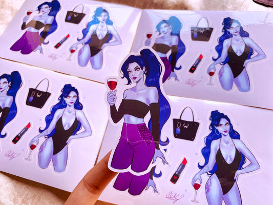 Widowmaker Sticker Sheet